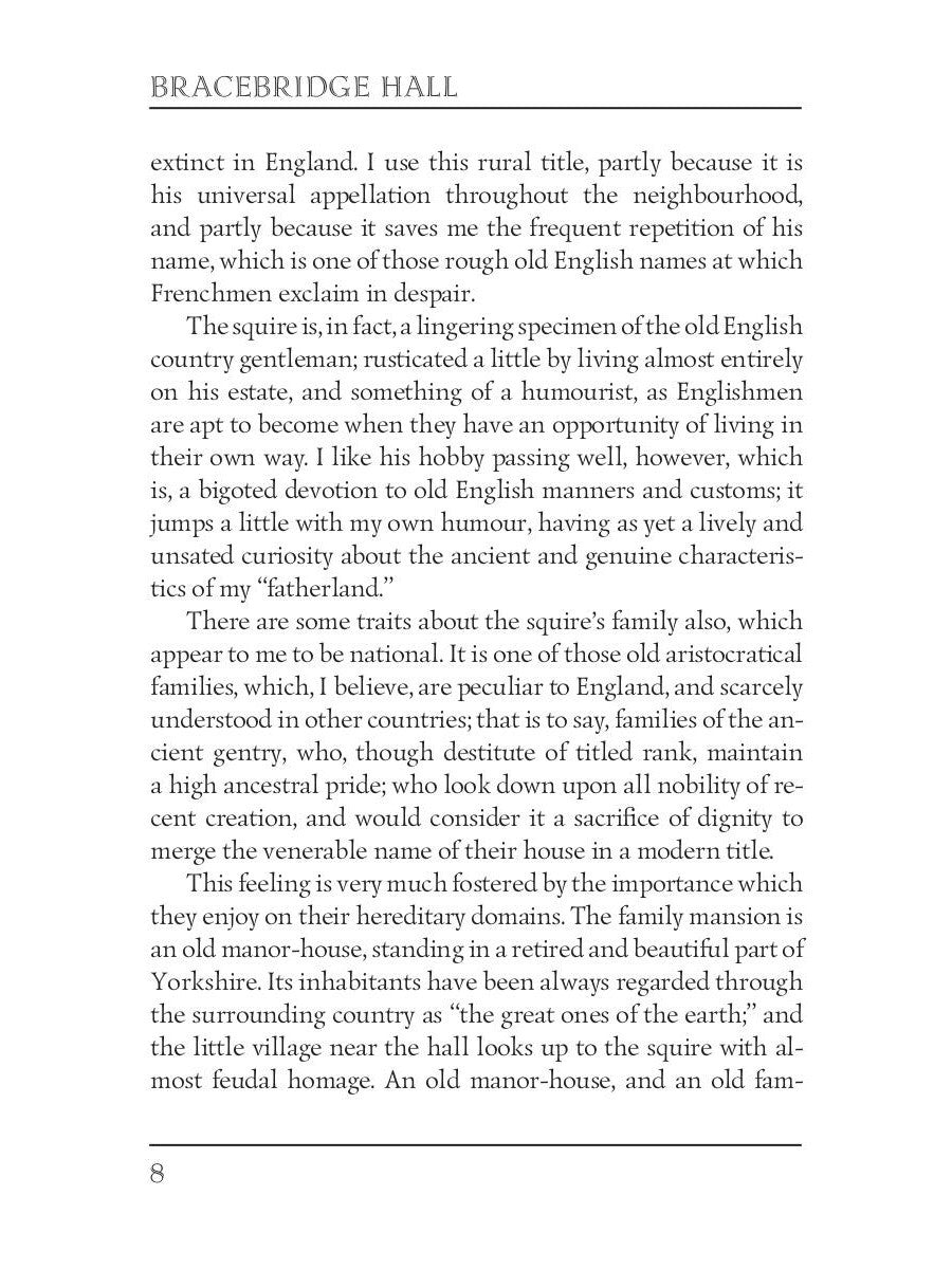 Bracebridge Hall = Брейсбридж-холл