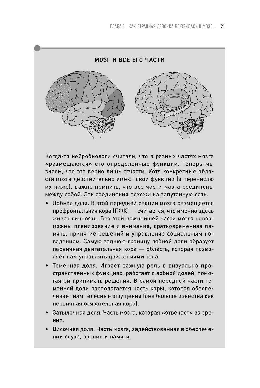 Странная девочка, которая влюбилась в мозг: Как знание нейробиологии помогает...