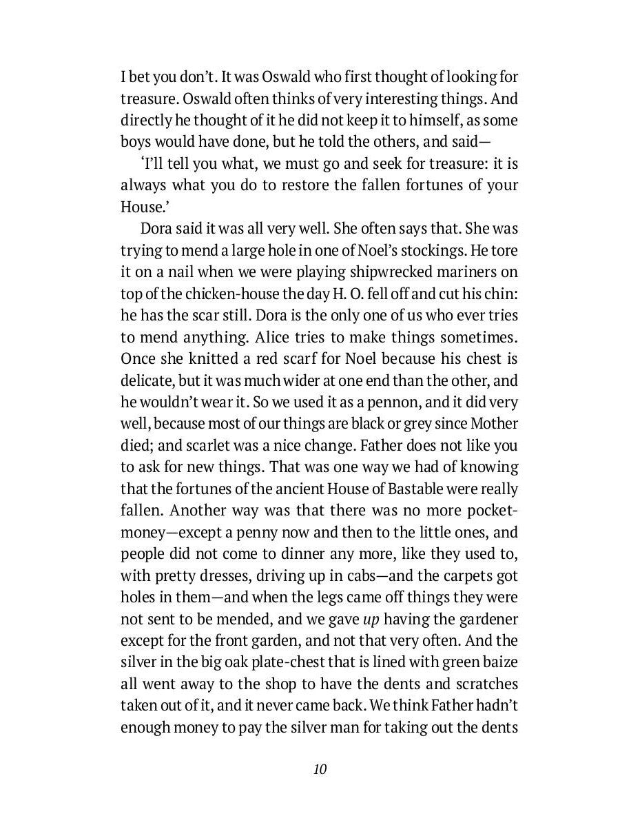 The Story of the Treasure Seekers.  Being the Adventures of the Bastable Chil...