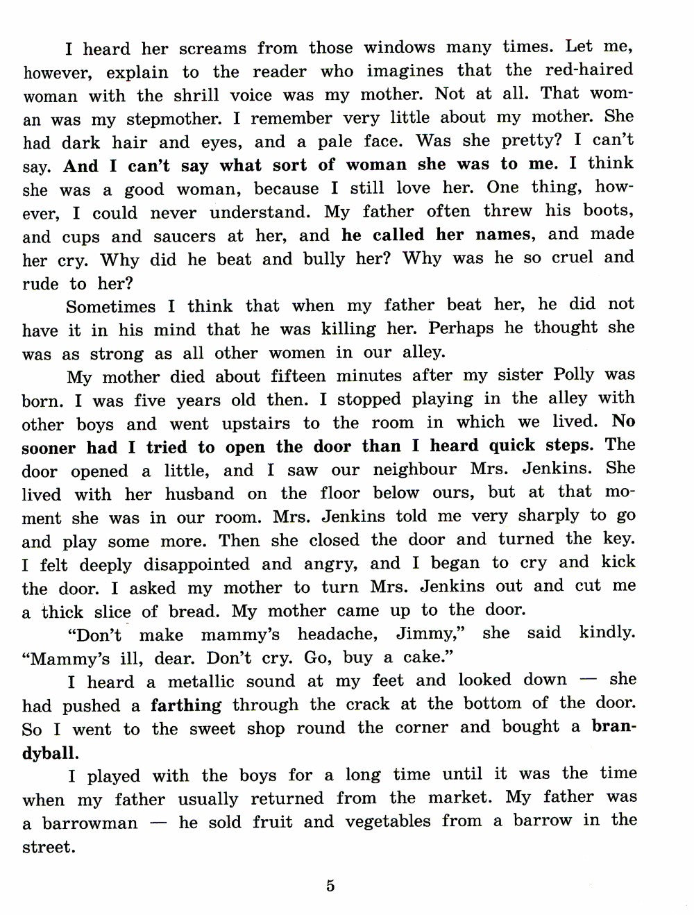Домашнее чтение. Маленький оборвыш. (на англ.яз. Pre-Intermediate)