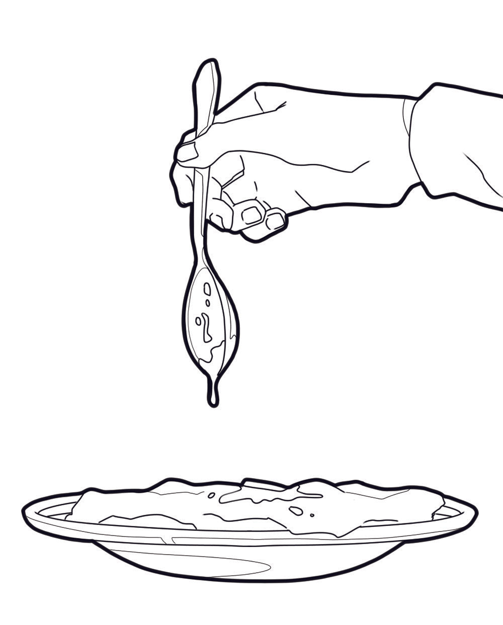 Зайчик. Раскраска