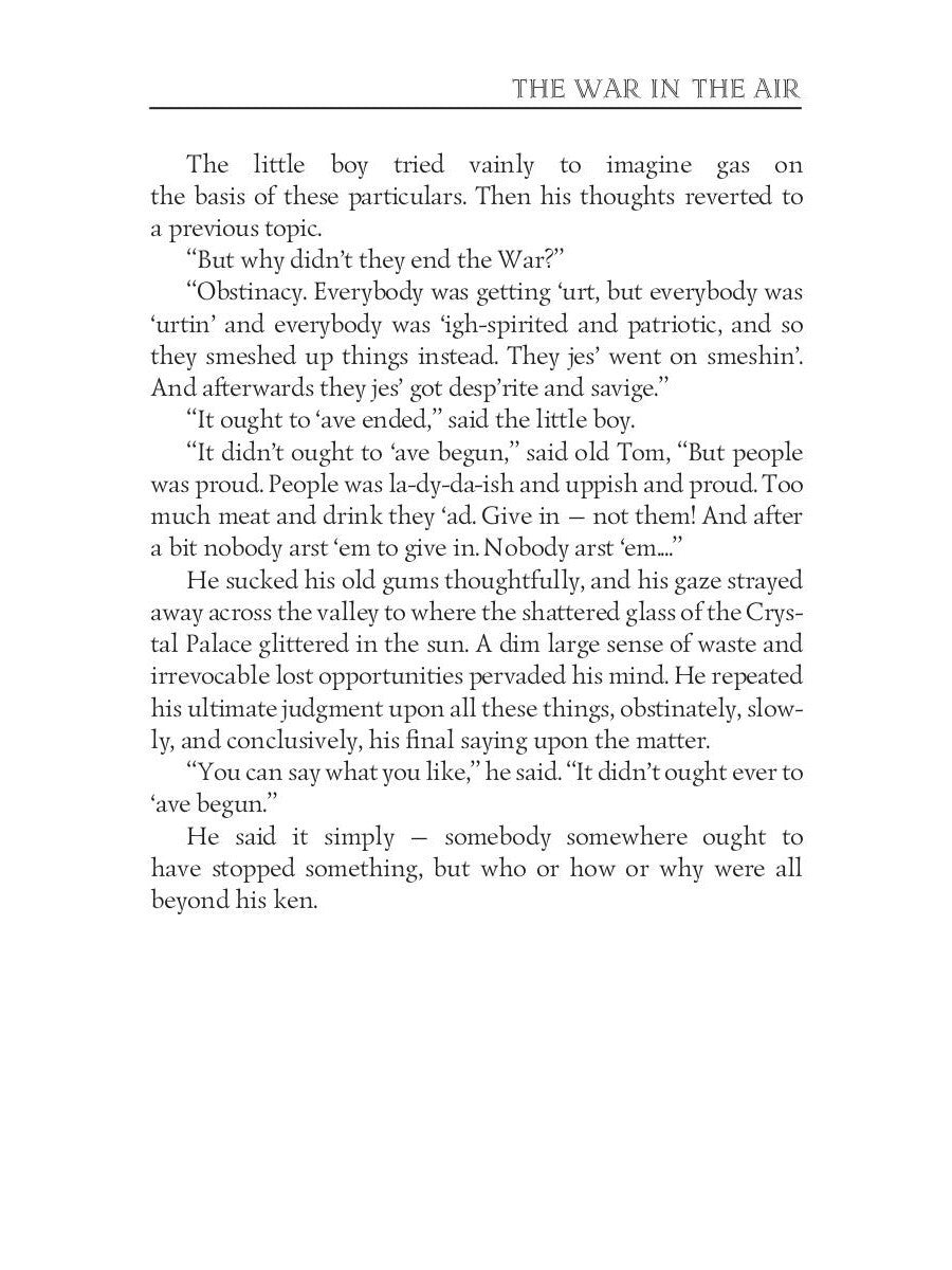 The War in the Air = Война в воздухе: на англ.яз