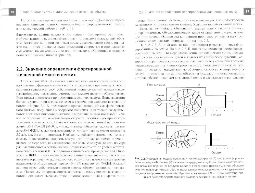 Интерпретация результатов легочных функциональных тестов