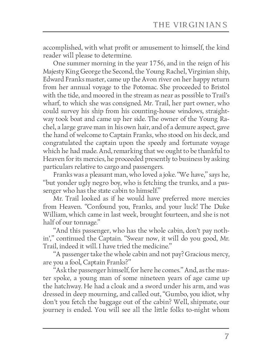 The Virginians 1 = Виргинцы: рассказ о последнем веке 1: на англ.яз