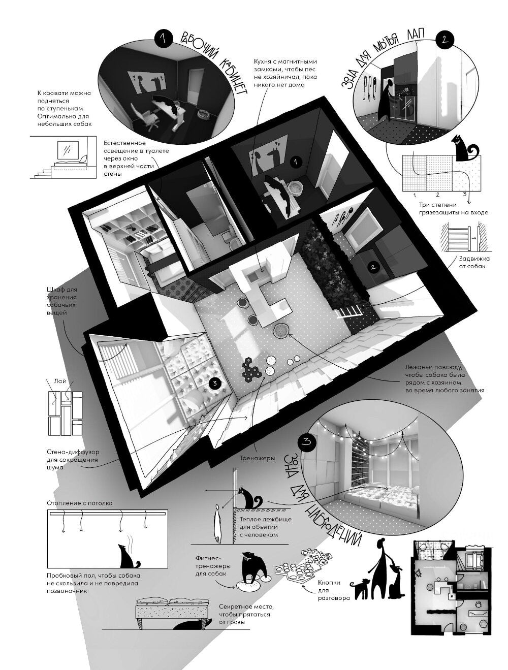 Душа квартиры: Советы архитектора по обустройству пространства для работы и ж...