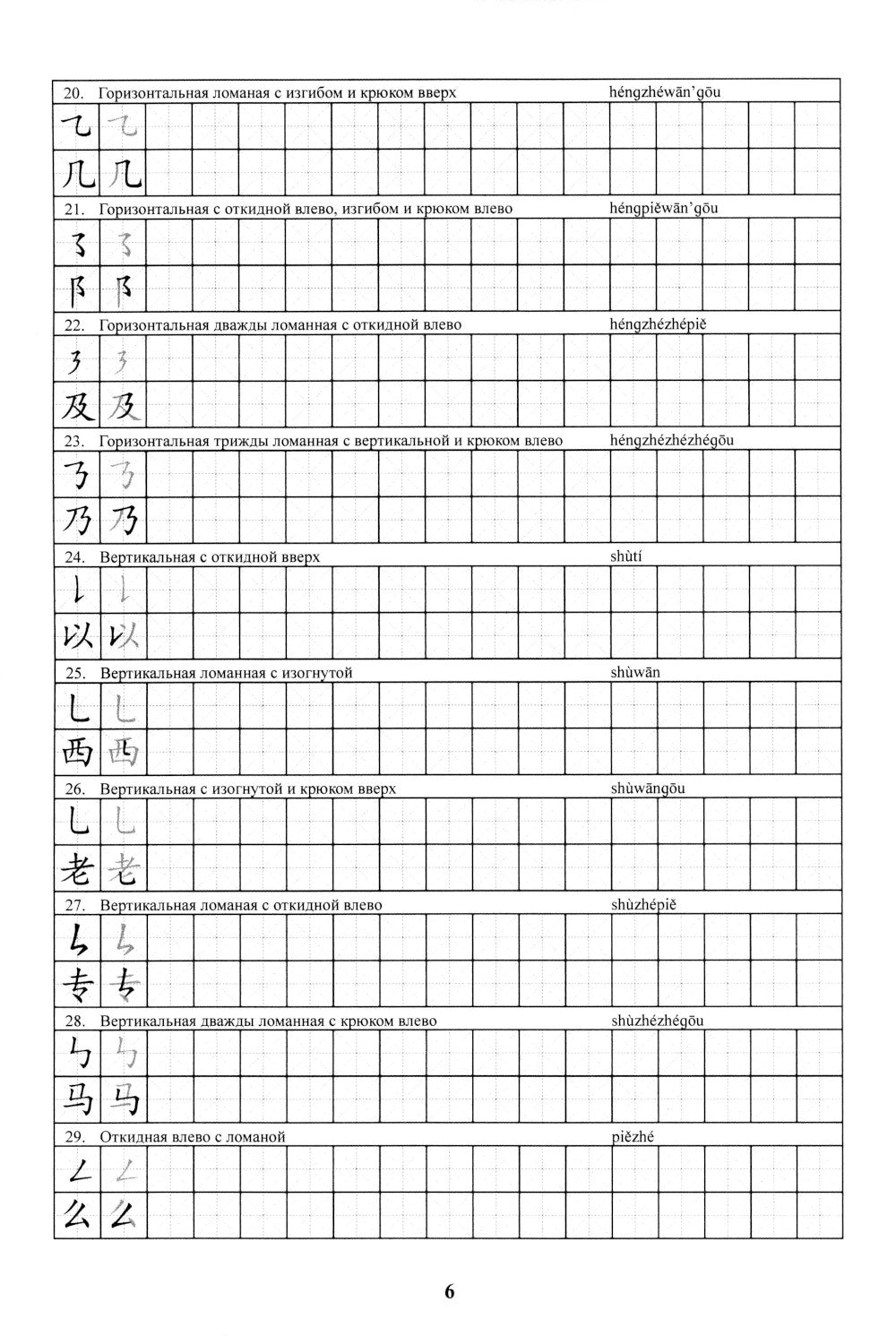 Китайский язык. Прописи для начального уровня обучения: В 2 ч. Ч. 1