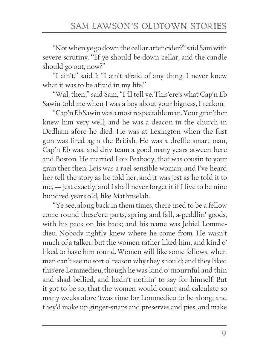 Sam Lawson's Oldtown Fireside Stories = Олдтаунские рассказы у камелька, пове...