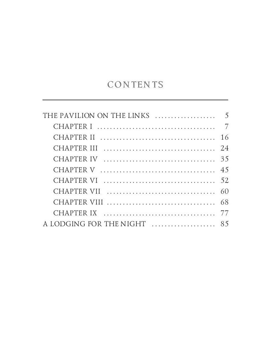 The Pavilion on the Links and A Lodging for the Night = Дом на Дюнах и Ночлег...