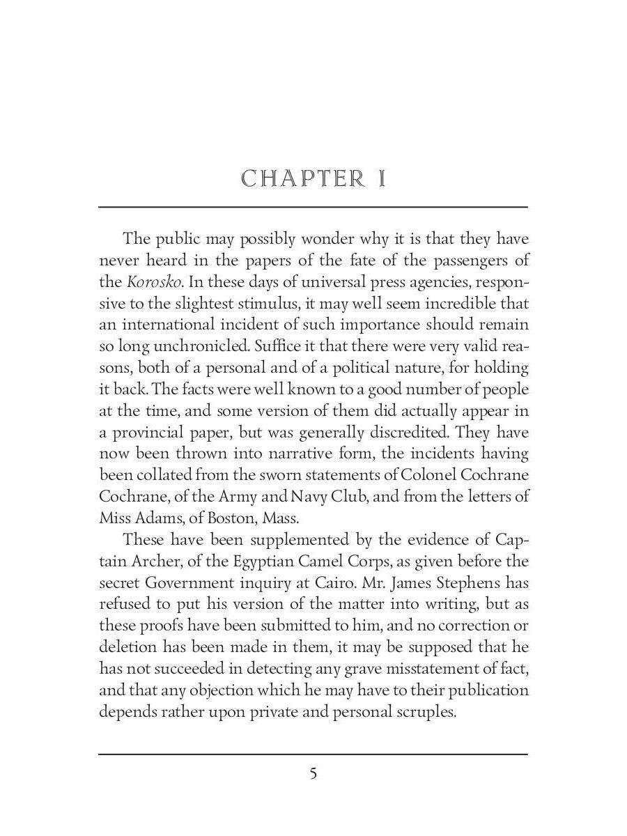 The Tragedy of The Korosko = Трагедия пассажиров «Короско»: на англ.яз