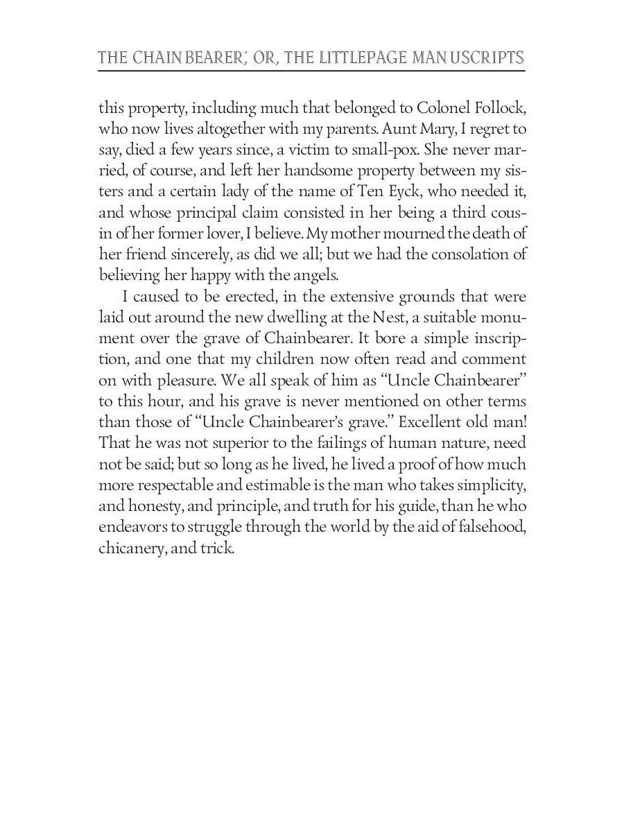 The Chainbearer; or, The Littlepage Manuscripts = Землемер: на англ.яз