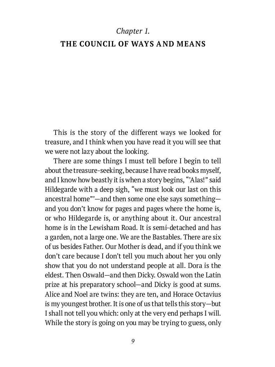 The Story of the Treasure Seekers.  Being the Adventures of the Bastable Chil...