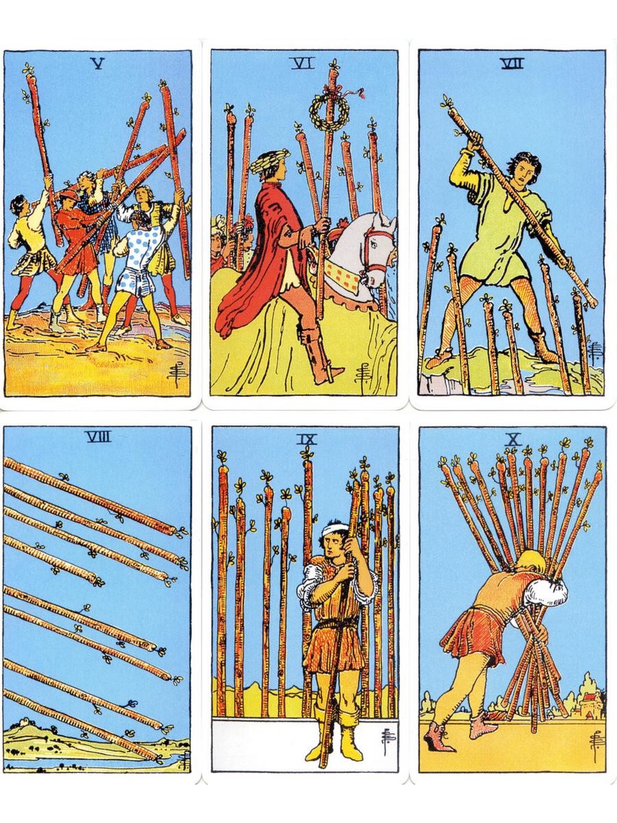 Классическое Таро Уэйта (78 карт + 2 пустые)