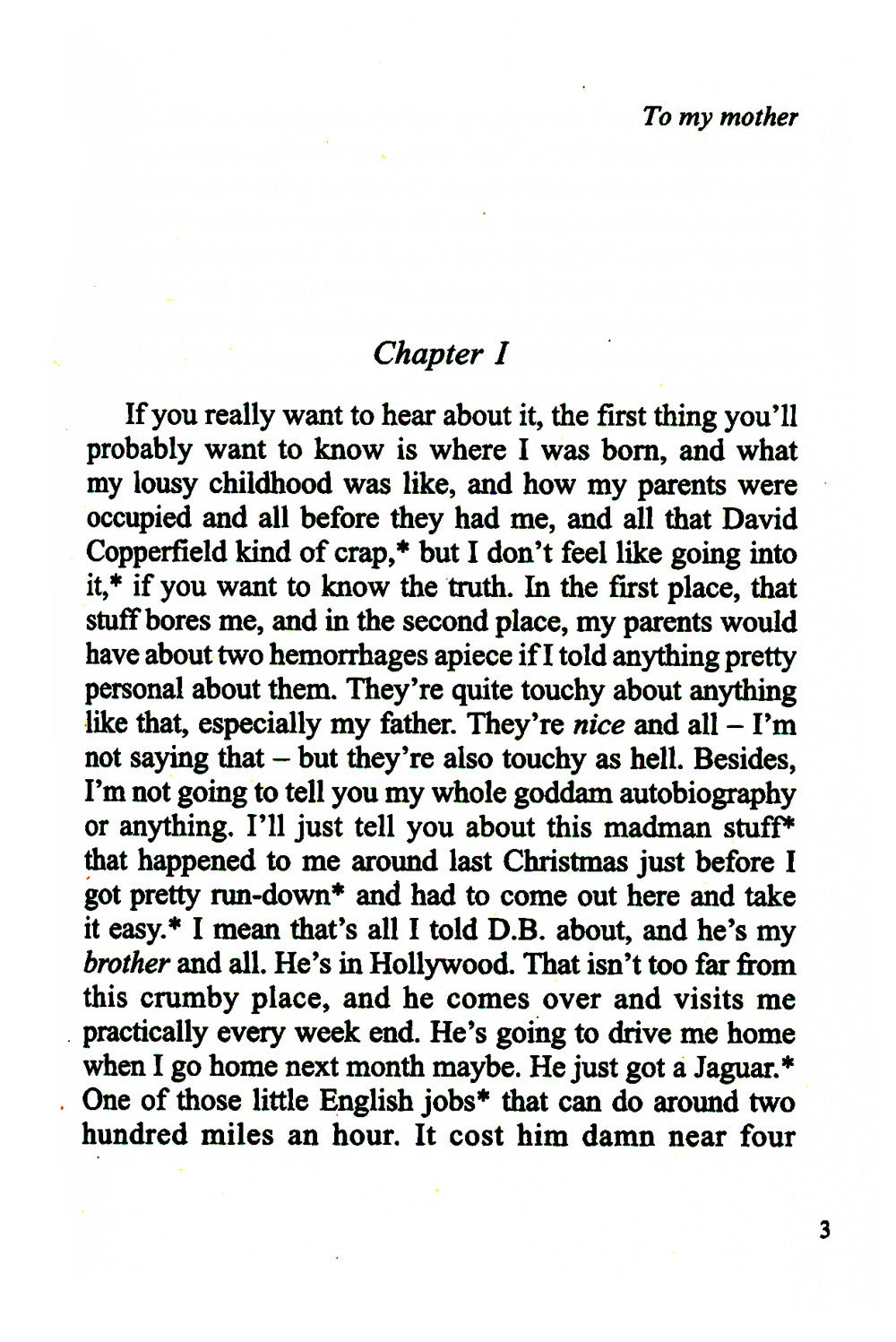 Над пропастью во ржи (КДЧ на англ.яз., неадаптир)