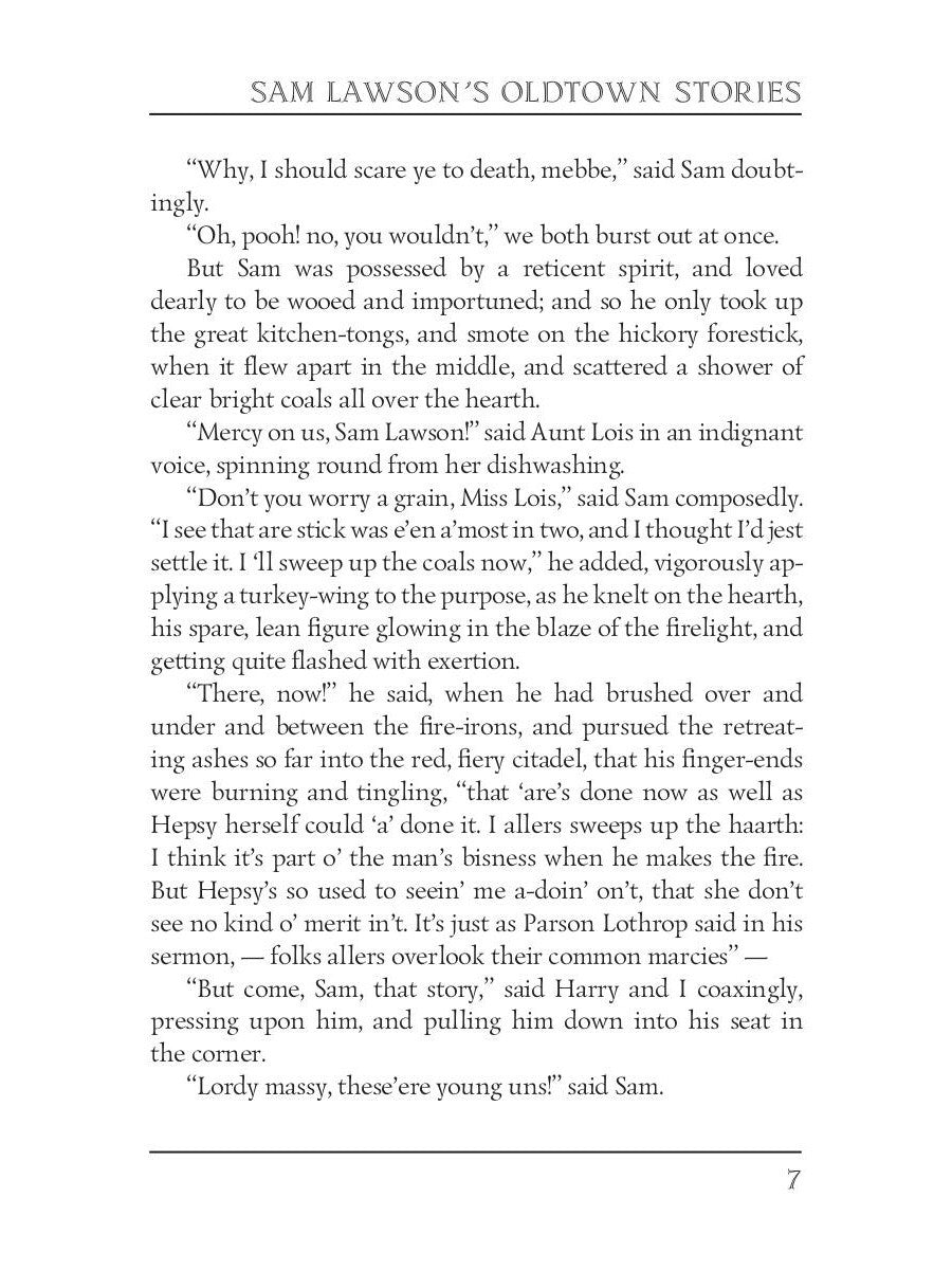 Sam Lawson's Oldtown Fireside Stories = Олдтаунские рассказы у камелька, пове...