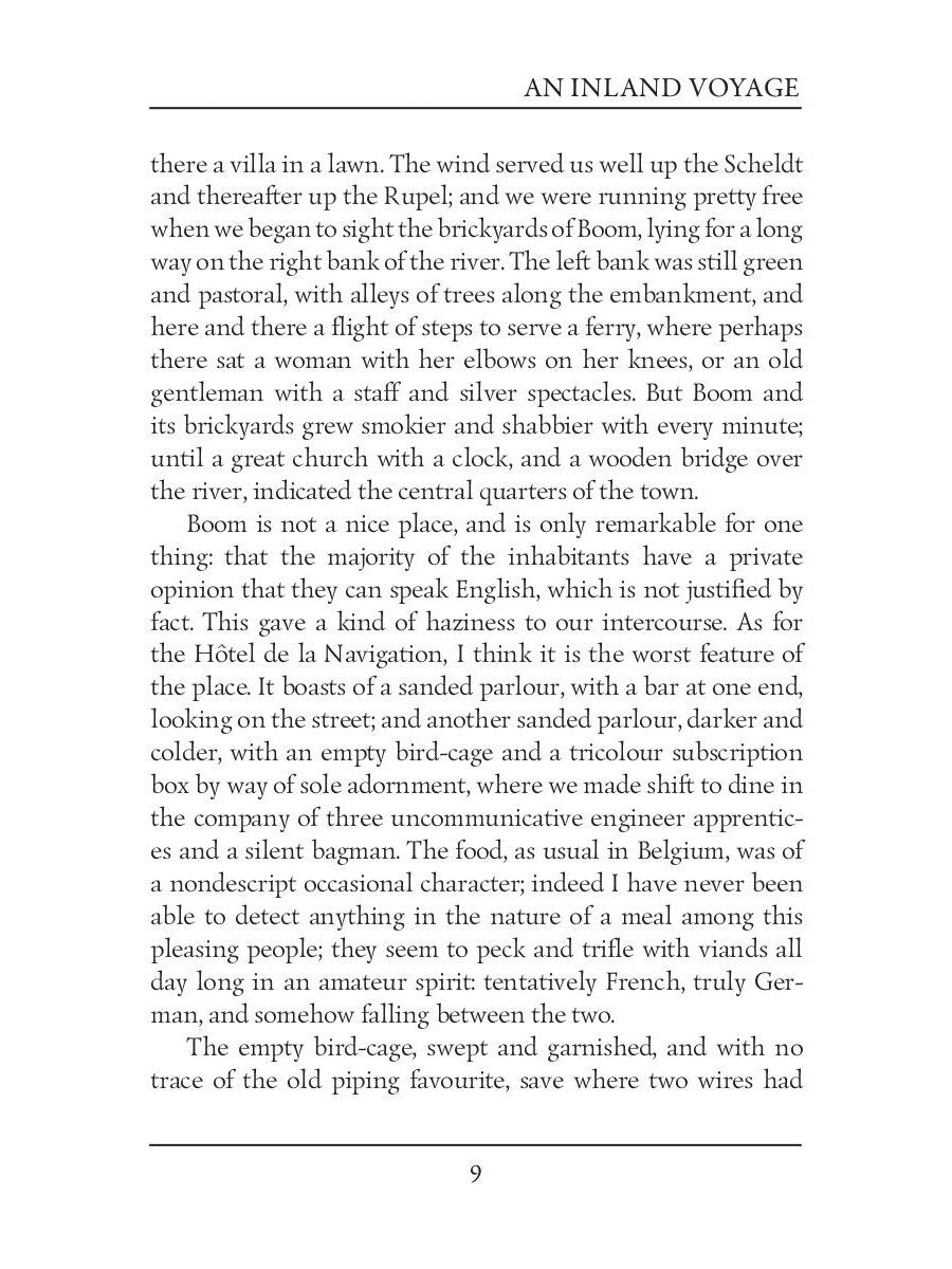 An Inland Voyage = Путешествие вглубь страны: на англ.яз