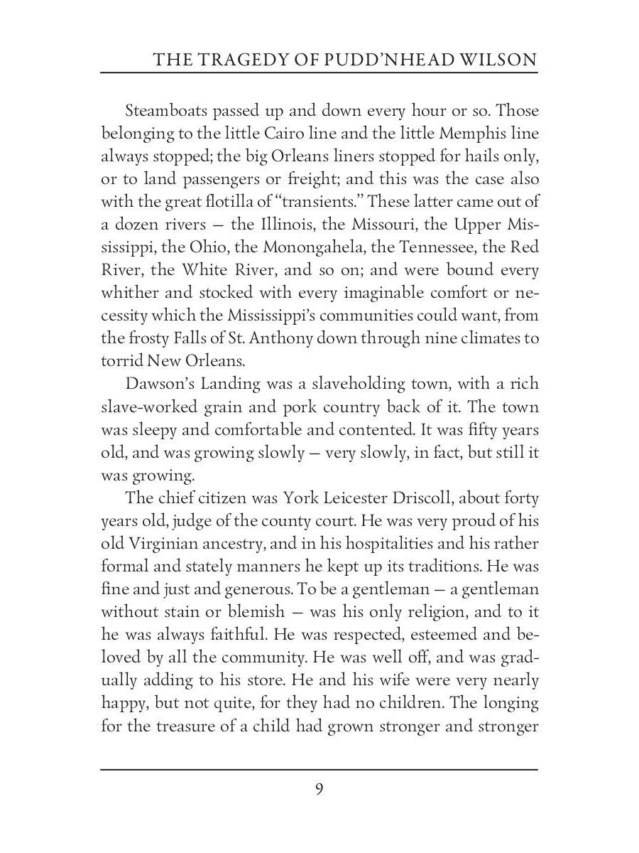 The Tragedy of Pudd’nhead Wilson = Простофиля Вильсон: на англ.яз