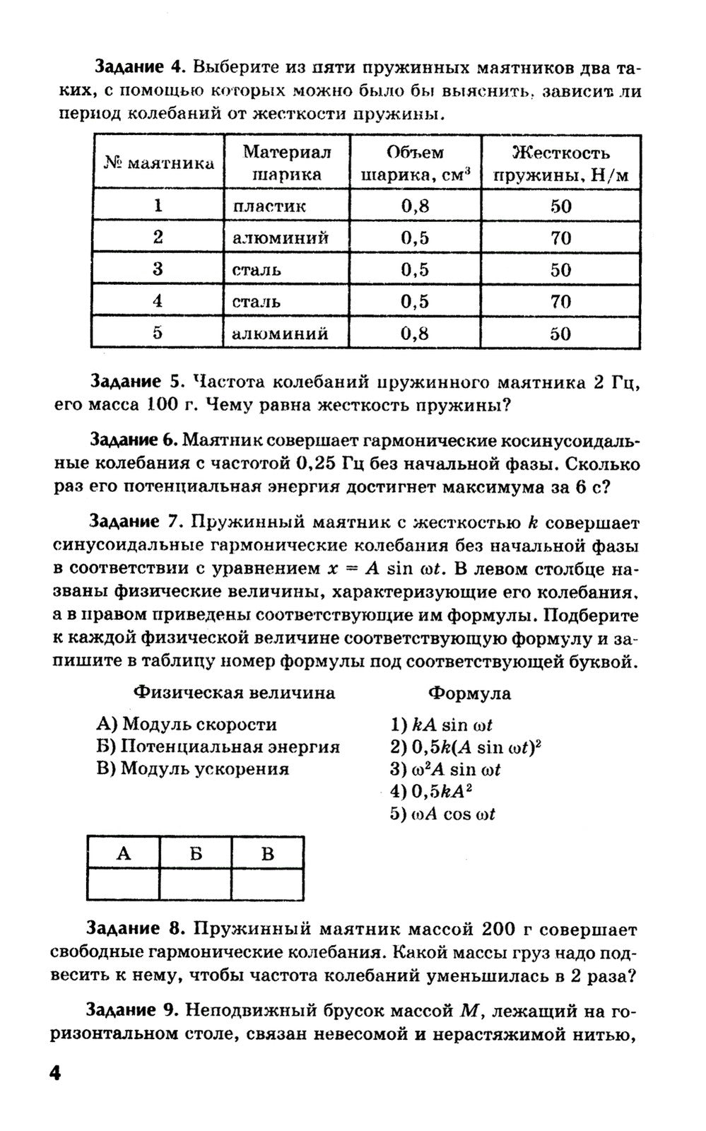 Физика: контрольные работы: колебания и волны: 10-11 кл