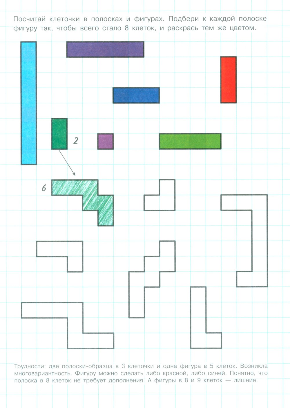 Готовим руку к письму. Прописи математические с вариантами (для детей 5-7 лет)