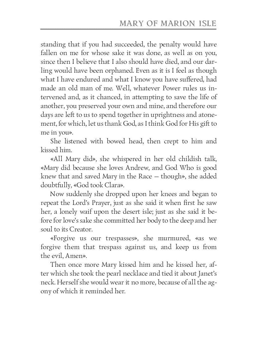 Mary of Marion Isle = Мэри острова Мэрион: роман на англ.яз