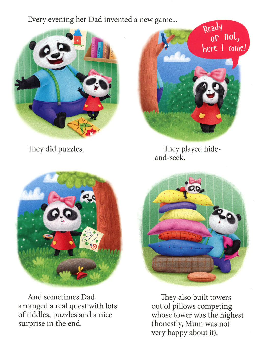 The Little Panda and Dad's Present, Or How Spend a Day Without a Phone: на