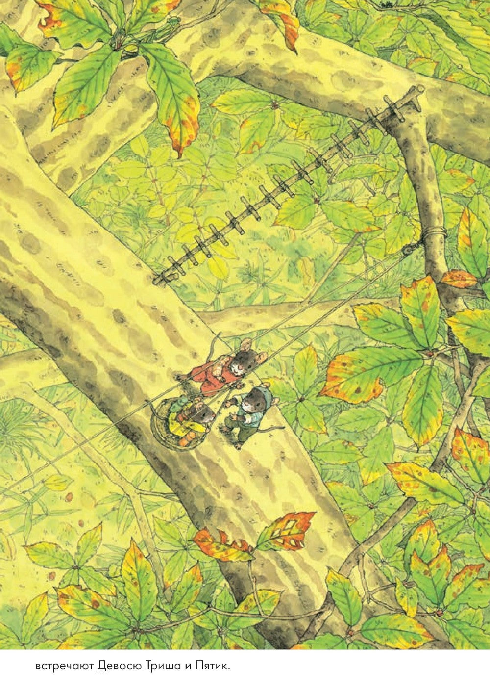 14 лесных мышей. Ужин с луной