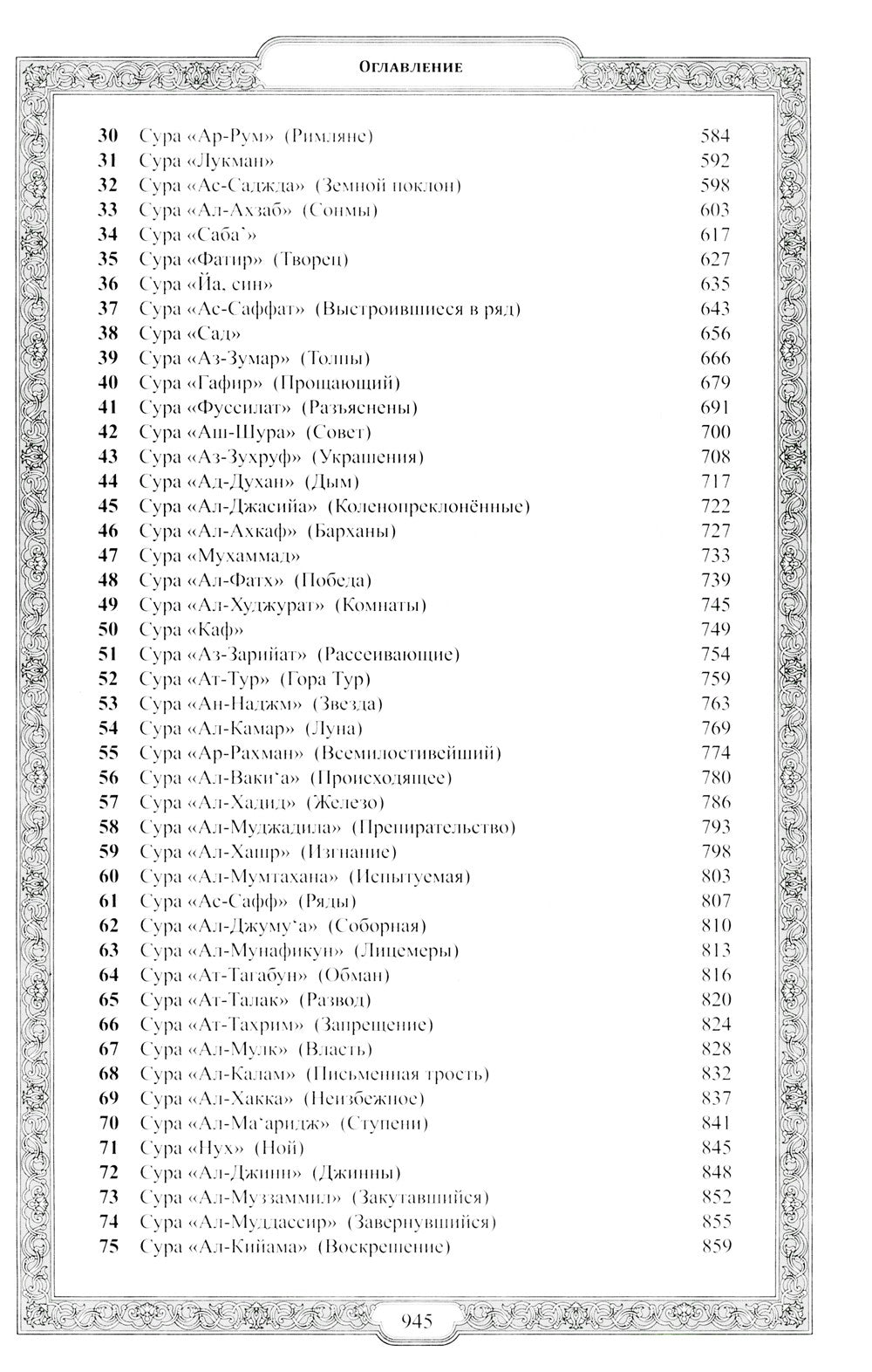 Священный Коран (зеленый)