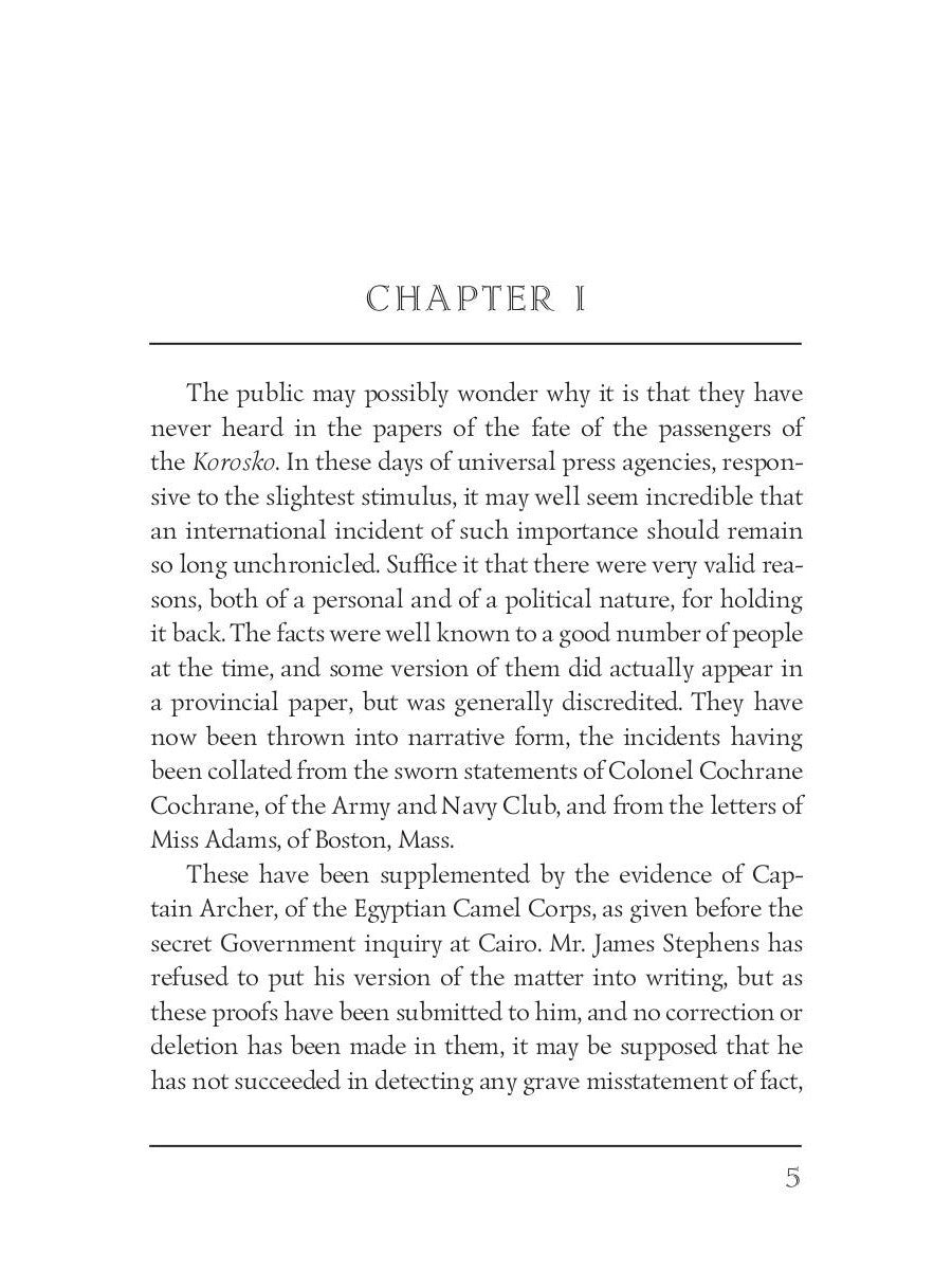 The Tragedy of The Korosko = Трагедия пассажиров «Короско»: на англ.яз