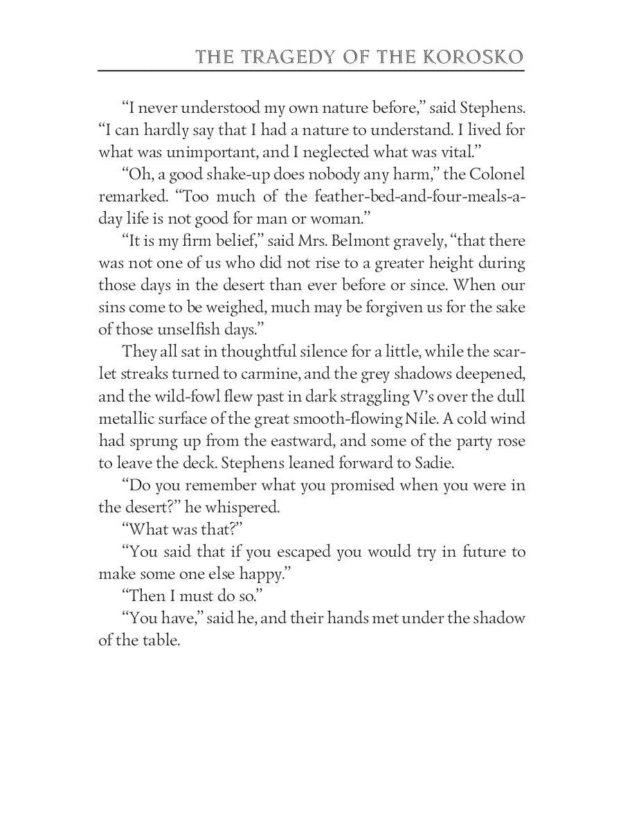 The Tragedy of The Korosko = Трагедия пассажиров «Короско»: на англ.яз