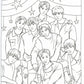 Stray kids. Раскраска с участниками одной из самых популярных k-pop групп