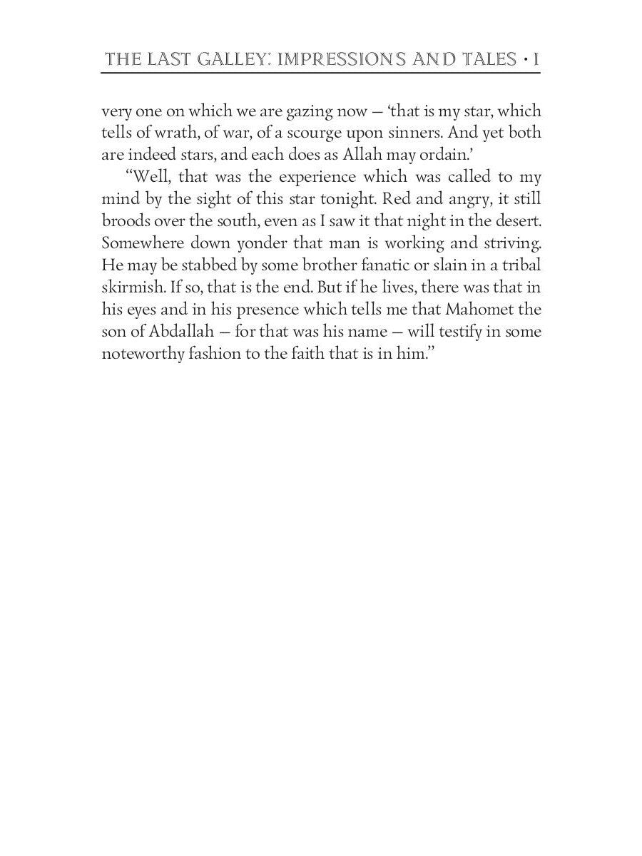 The last Galley: Impressions and Tales 1 = Последняя галерея: впечатления и р...