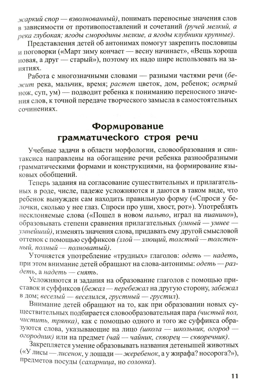 Развитие речи детей 6-7 лет. Подготовительная к школе группа