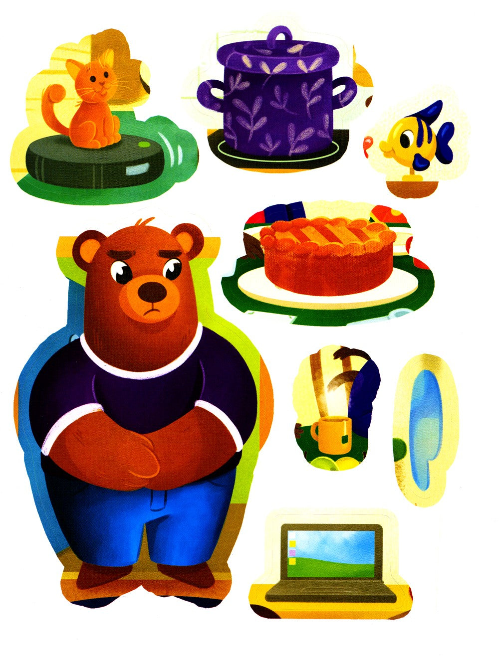 Дома (+ наклейки)