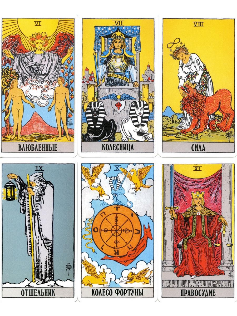 Классическое Таро Уэйта (78 карт + 2 пустые)