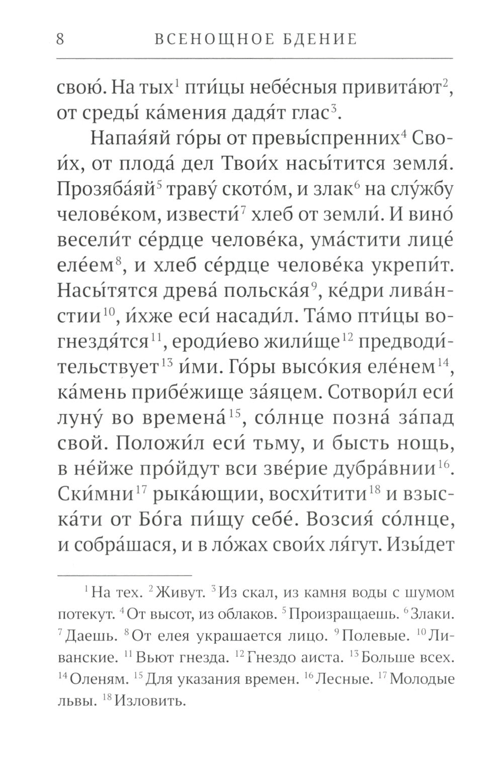 Всенощное бдение. Литургия: Разъяснение церковного богослужения