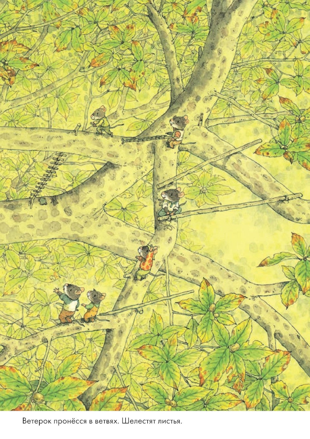 14 лесных мышей. Ужин с луной