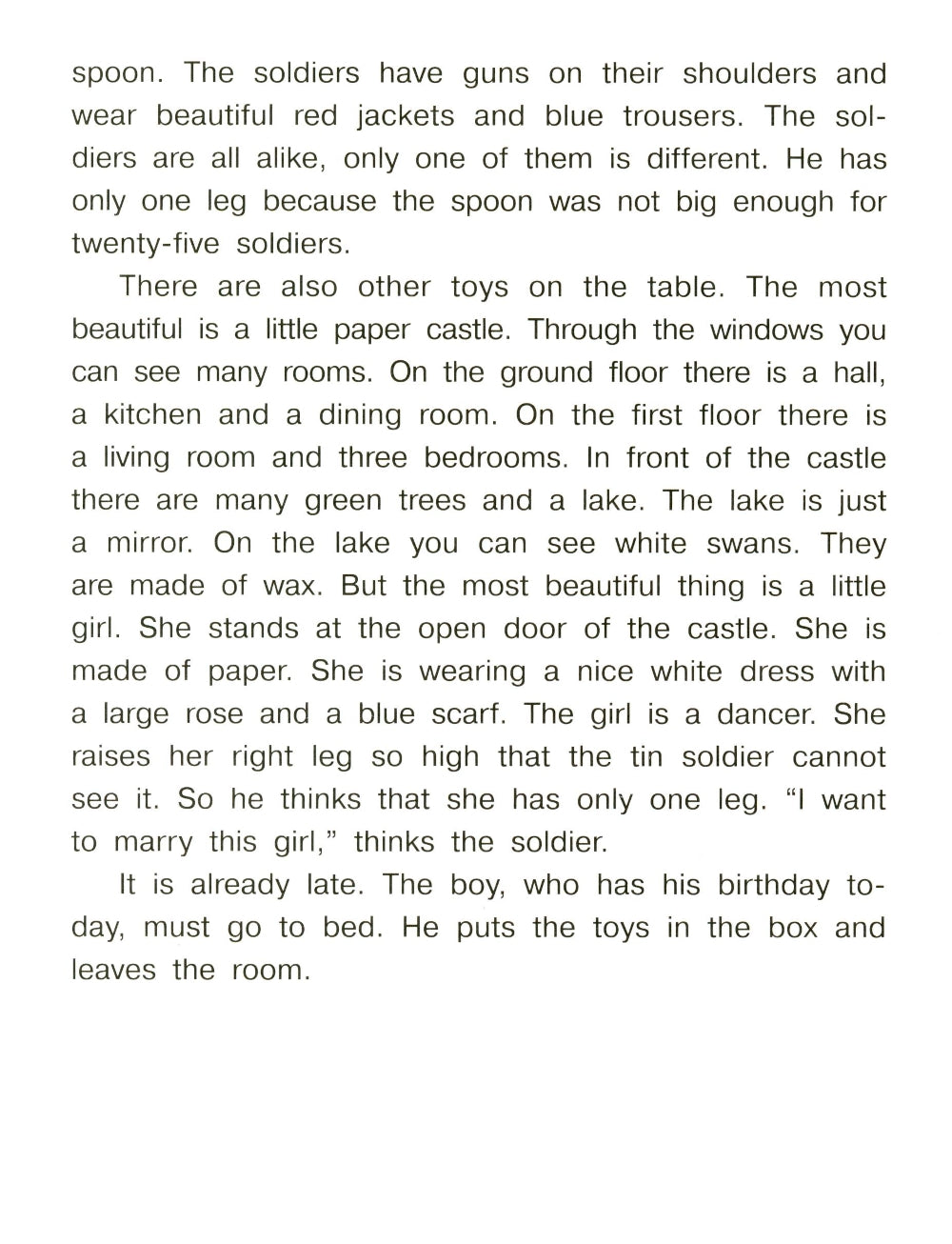 Стойкий оловянный солдатик = Le brave soldat de plomb (на англ.яз.)