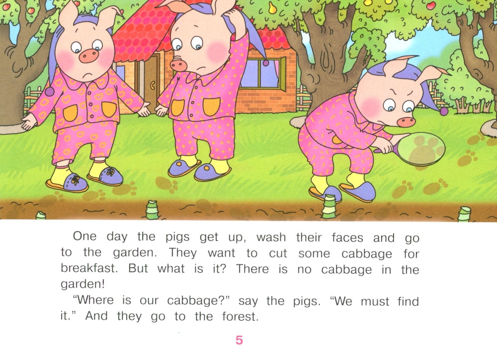 Три поросенка становятся детективами = Три поросенка становятся детективами. (книга на англ. яз.)