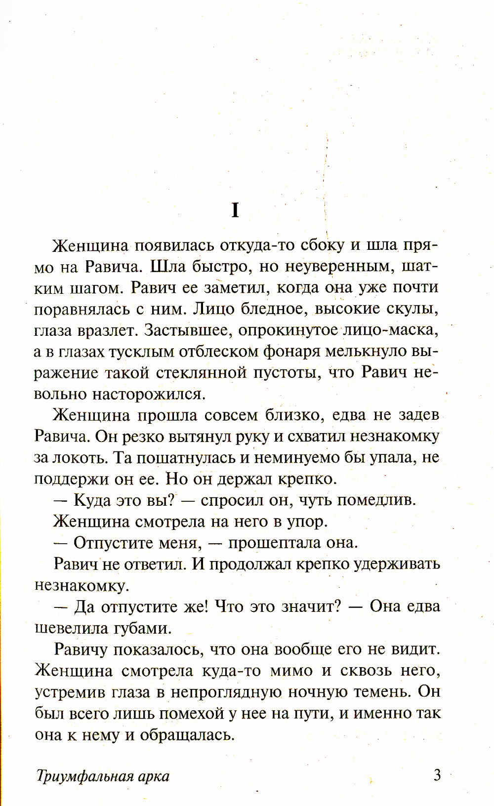 Триумфальная арка: роман