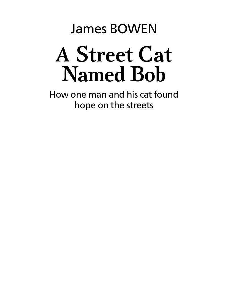 Уличный кот по имени Боб. Des hommes et des femmes ont été trouvés dans les rues de Londres