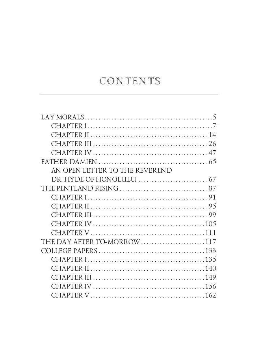 Lay Morals and Other Papers I = Содержание коллекции: на англ.яз