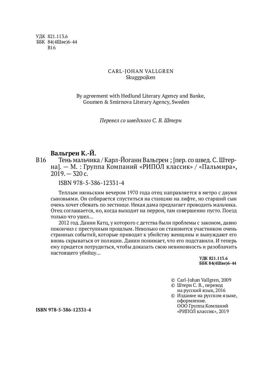 Тень мальчика