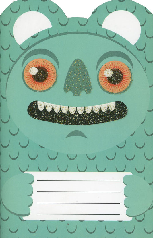 Блокнот. Бирюзовый монстрик