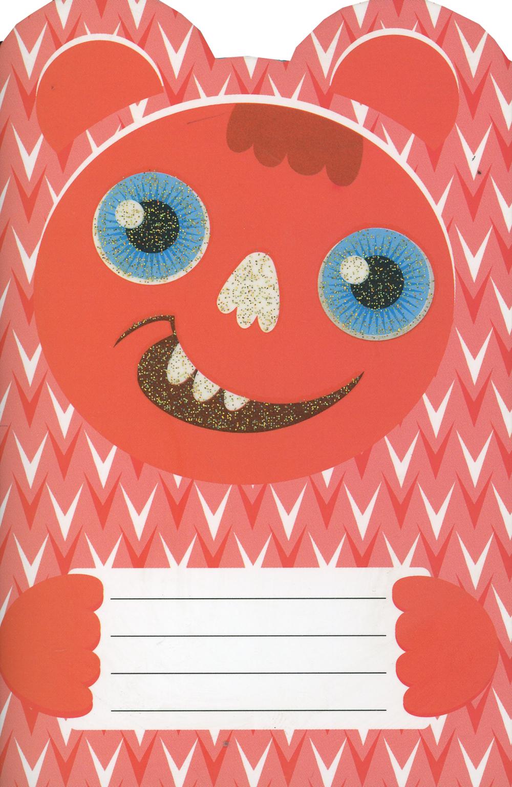 Блокнот. Розовый монстрик