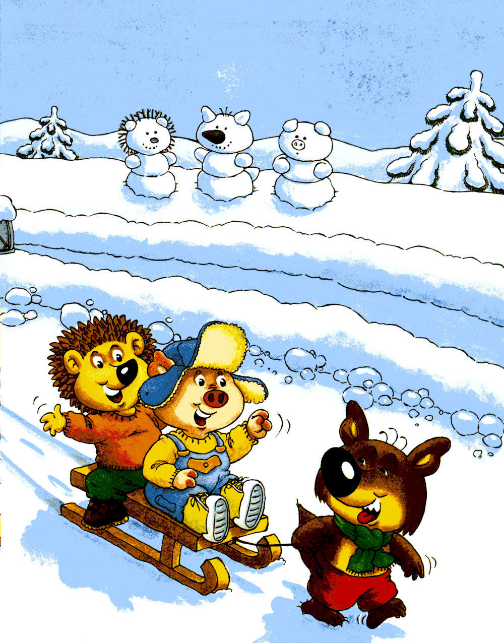 Волчонок встречает Новый год