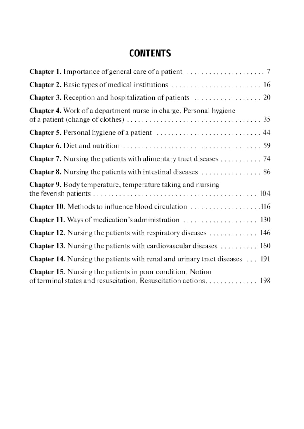 General Care of a Patient: tutorial