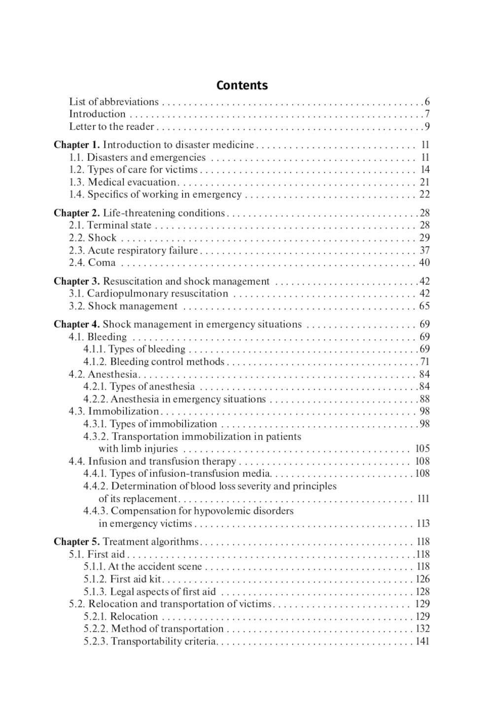 Médecine de catastrophe : manuel