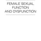 Женская сексуальность: нормы и дисфункции