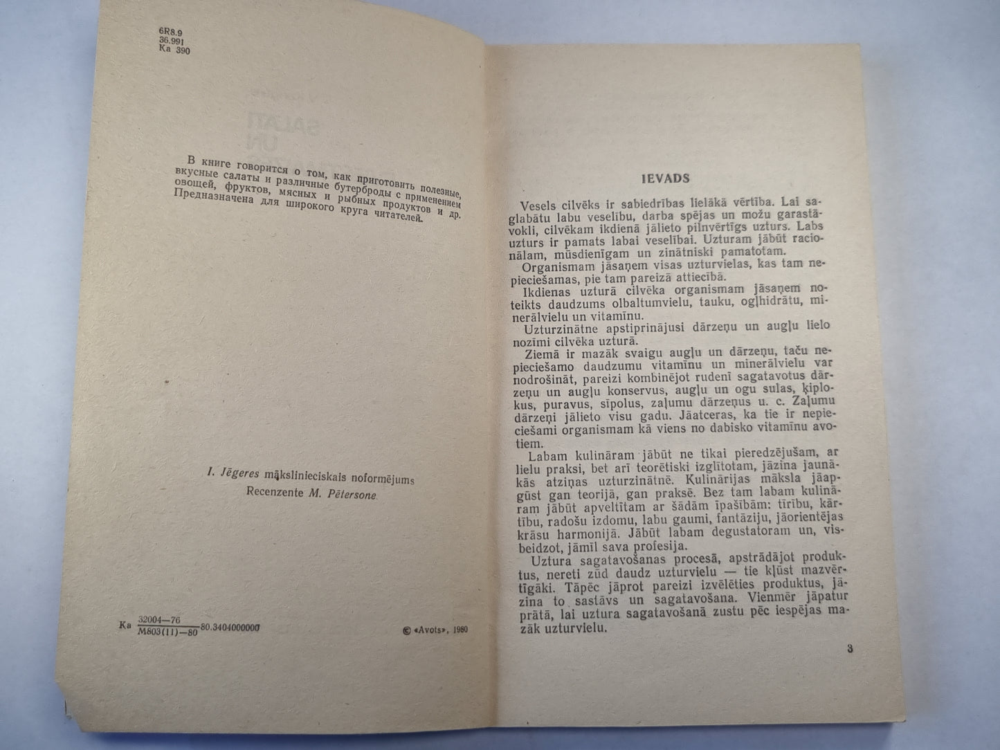 Salāti un sviestmaizes