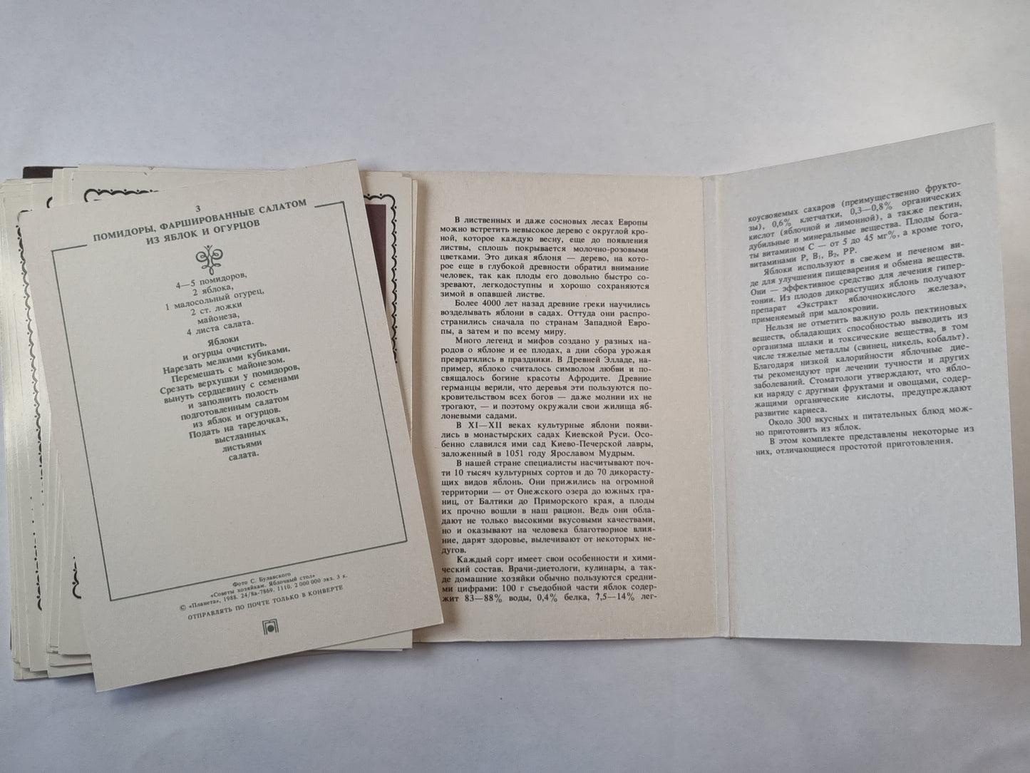 Яблочный стол. Советы хозяйкам