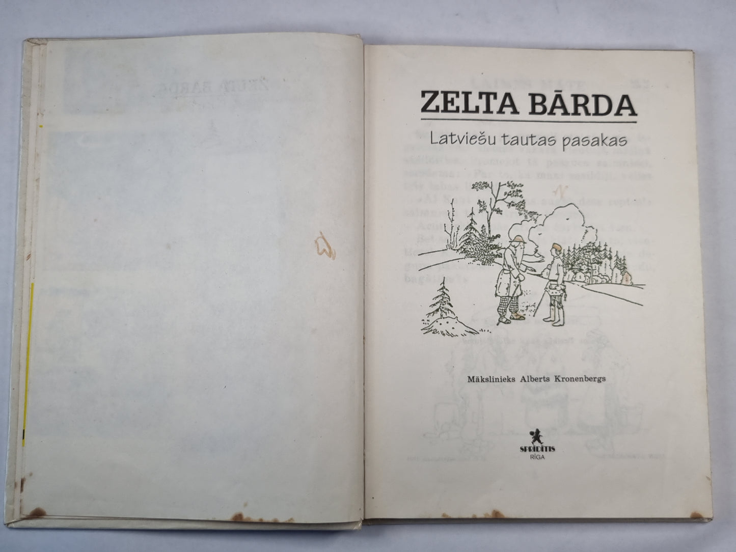 Зельта барда. Latviešu tautas pasakas
